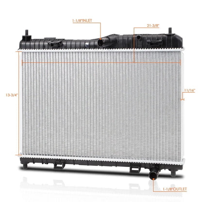OE Style Aluminum Radiator for Ford Fiesta 2001–2018 1.6L AT/MT DPI-13201