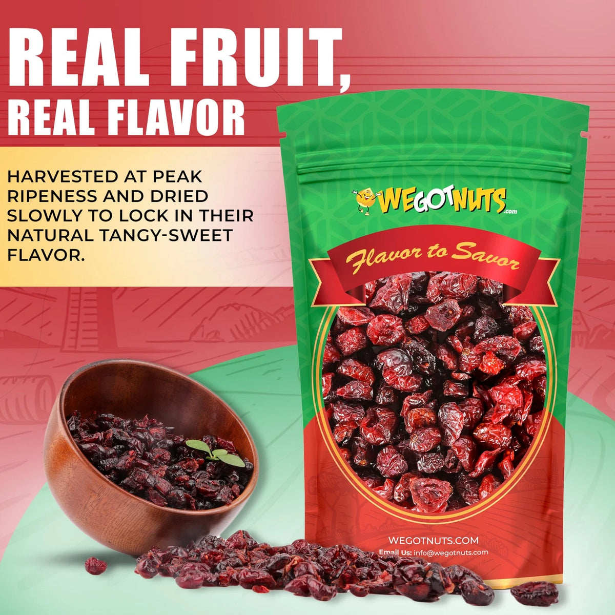 5 Pounds Dried Cranberries (80oz)