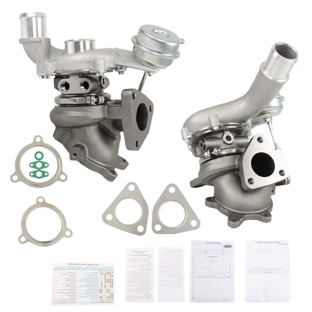 Set of 2 Turbochargers for Ford Explorer Flex MKT MKS 3.5L V6 (2010–2019)