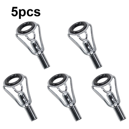 Set of 5 Fishing Repair Tool Guide Rings Stainless Steel Ceramic