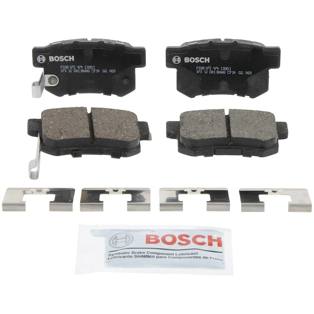 2X BC536 Brake Pad Set Rear for Acura RDX Honda Element TL Civic (2000–2012)