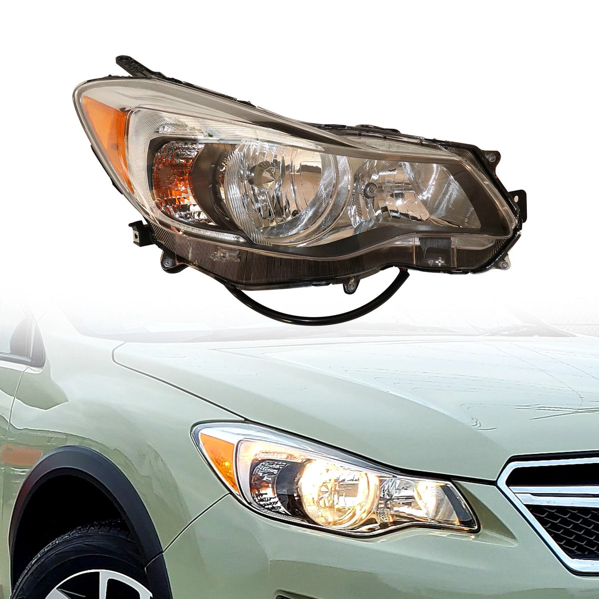 Right Side Headlight Assembly for Subaru Crosstrek (2016–2017) 84001FJ540, SU2503167