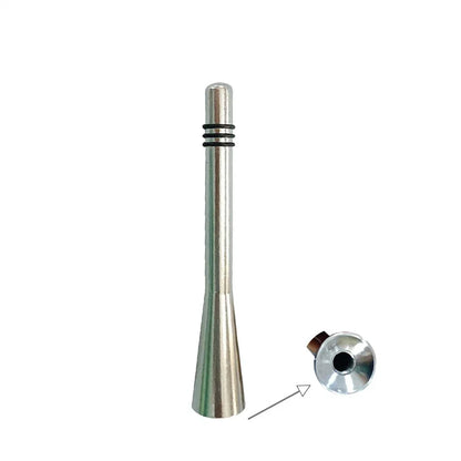 8cm Short Stubby Antenna Aerial AM/FM Radio Mast for Universal Car Silver