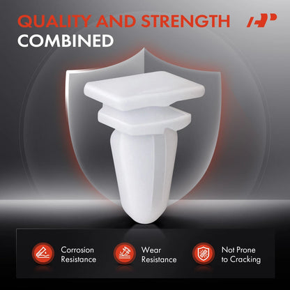 50Pcs Nylon Door Trim Sill Covering Retainers for BMW
