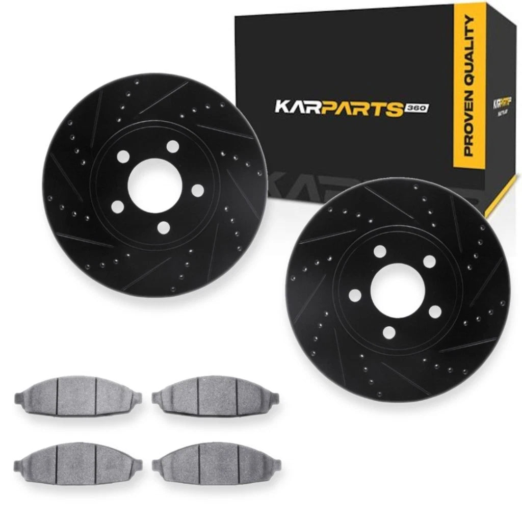 Brake Rotor Set for Mercury Grand Marquis (2003–2011) ALX-PAU-DF-8512-56015-CLA3