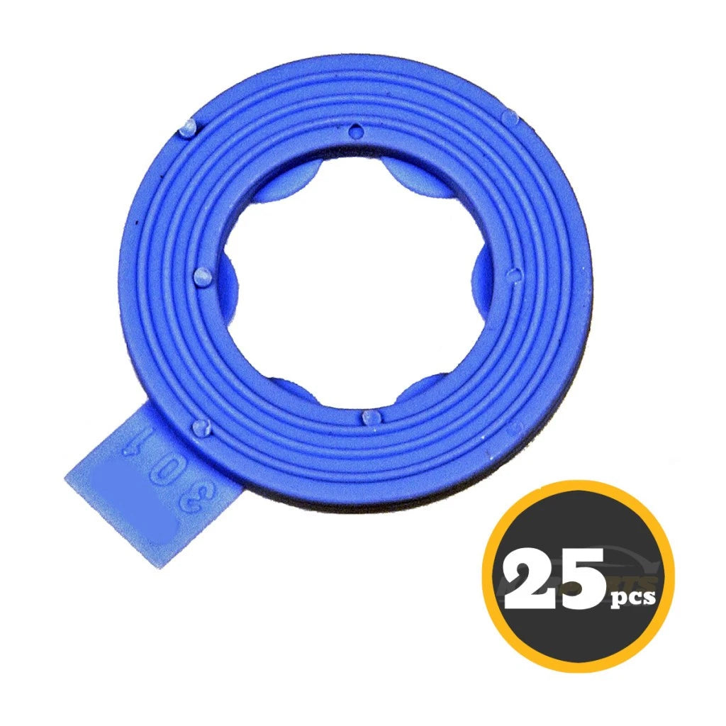 25X Drain Plug Gasket for ALX-PAU-RB-097-116-CL360A50 (0.513" ID, Nylon Rib)