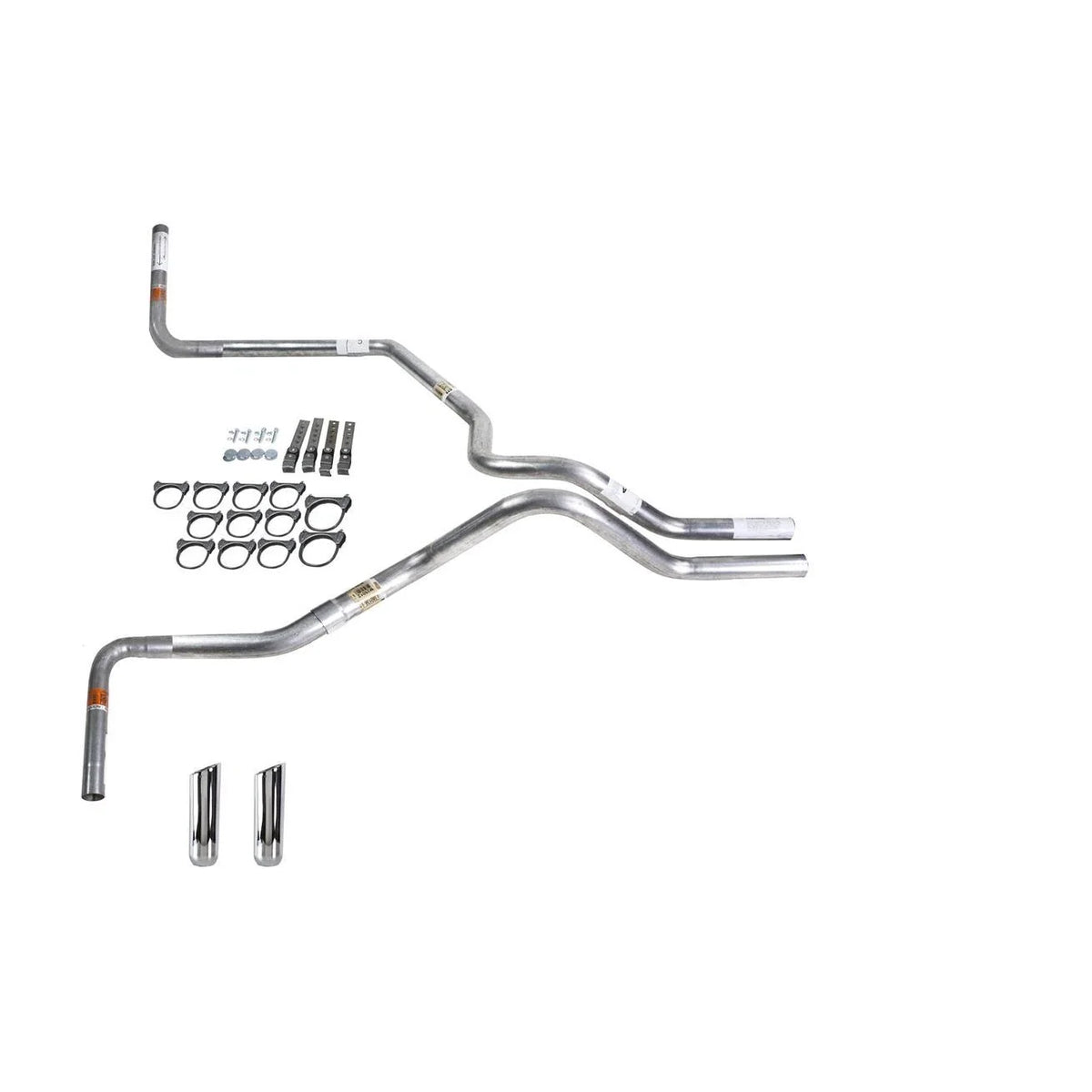 Dual Exhaust Pipe for F150 (1995–1997) 2.5" No Muffler RW Tip Side Exit