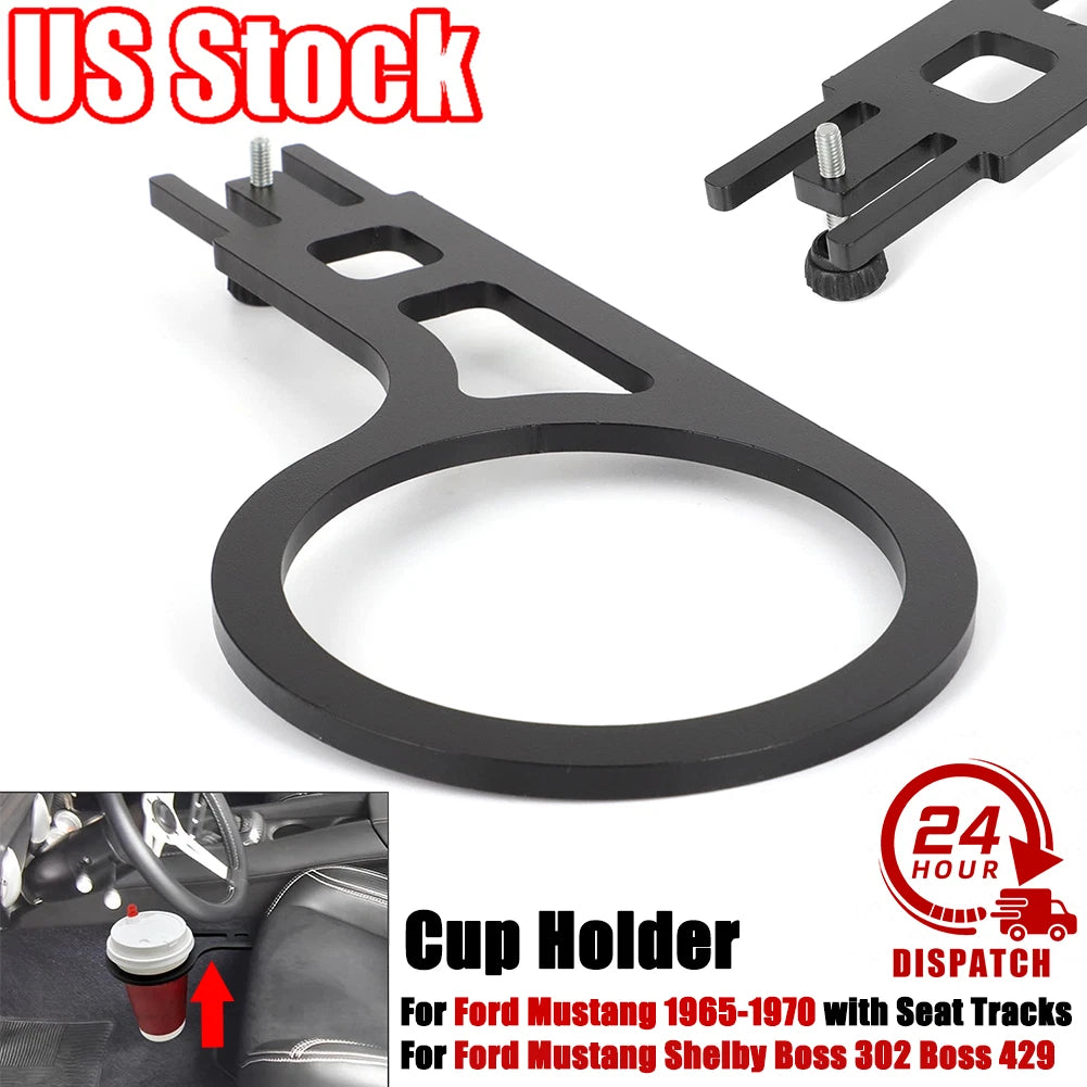 Black Cup Holder for Ford Mustang (1965–1970)