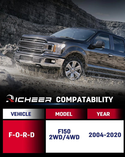 3" Lift Block Kit for Ford F150 (2004–2020) Includes U-Bolts & Spacers