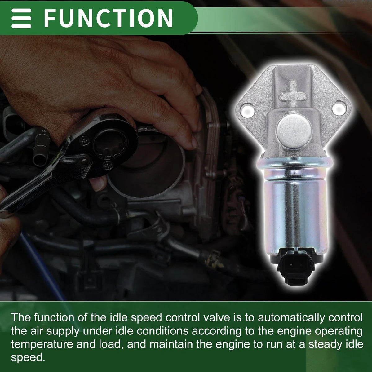Idle Air Control Valve for Ford Aerostar V6 4.0L (1996–1997) No. 95TF9F715BB