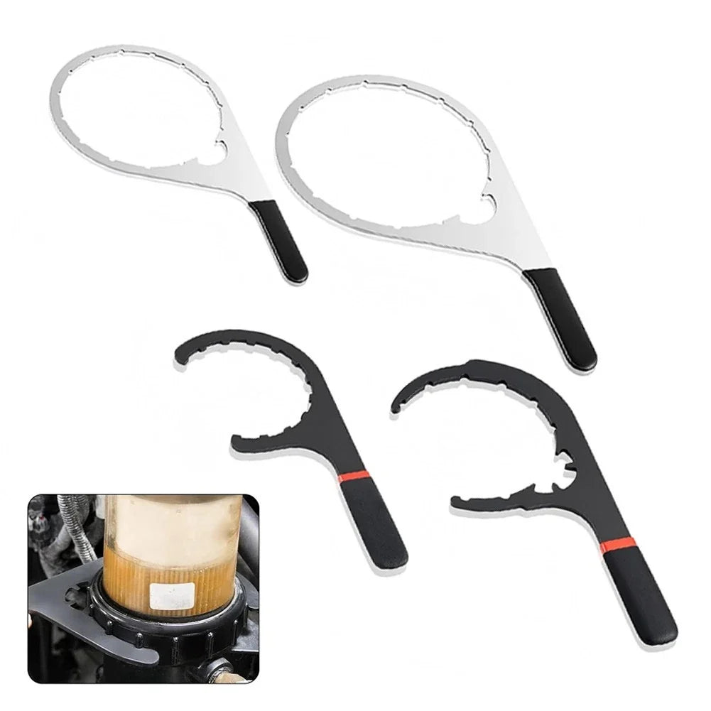 Fuel Filter Wrench Kit for Car Engine (4.6, 5, 6, 8 Inch)