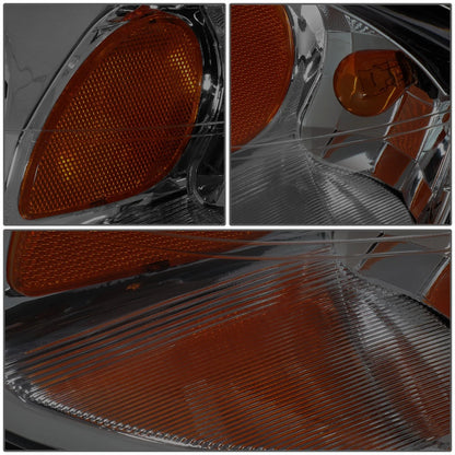 Pair of Smoked/Amber Side Turn Signal Lights for Chevy Impala (2000–2005)