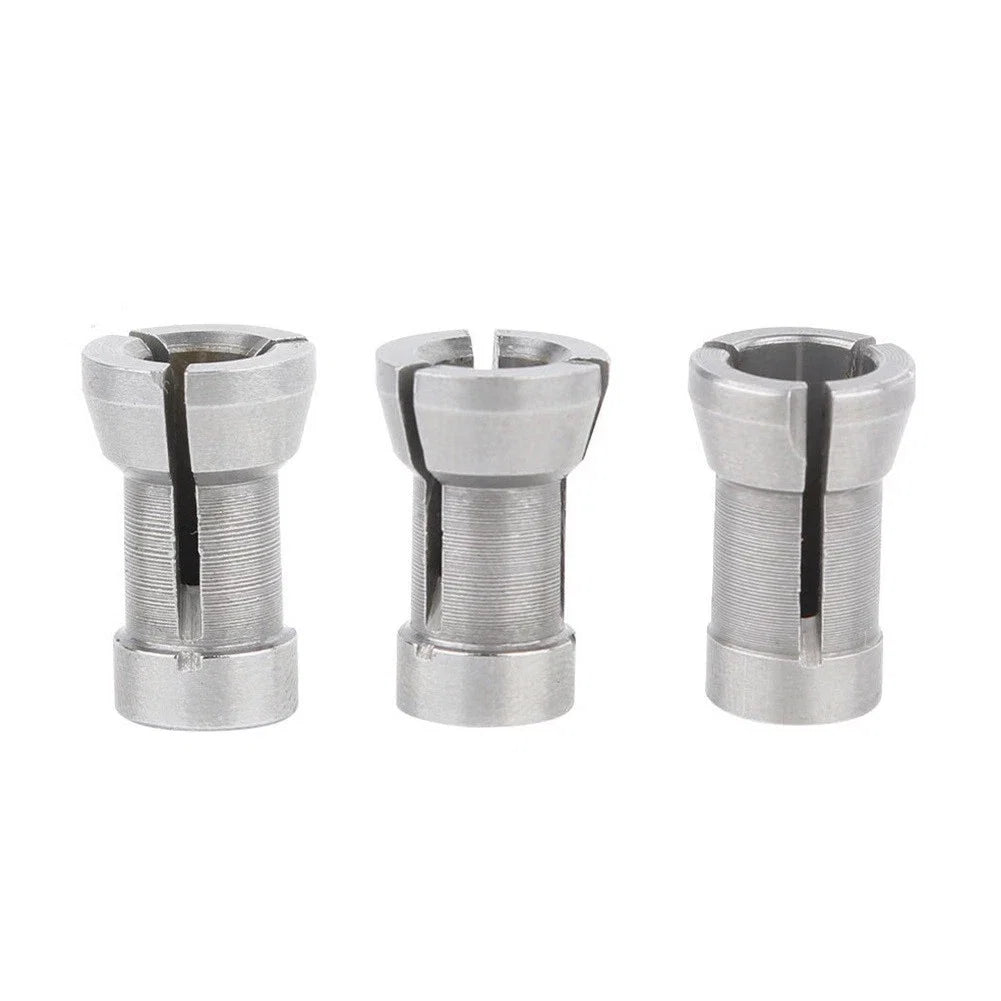 3X Router Bit Collet Chuck for Router and Engraving Machines (6, 6, 35, 8mm)