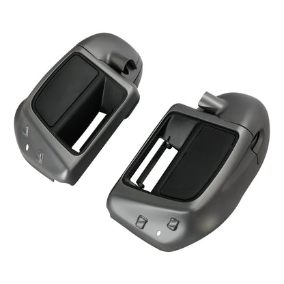 Lower Vented Fairings for Harley Touring Road Glide (2014–2025) Charcoal Denim