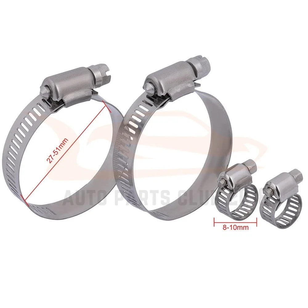 2448 Radiator for Mitsubishi Lancer (2002–2007) w/ Universal Hose Clamps