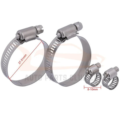 2448 Radiator for Mitsubishi Lancer (2002–2007) w/ Universal Hose Clamps