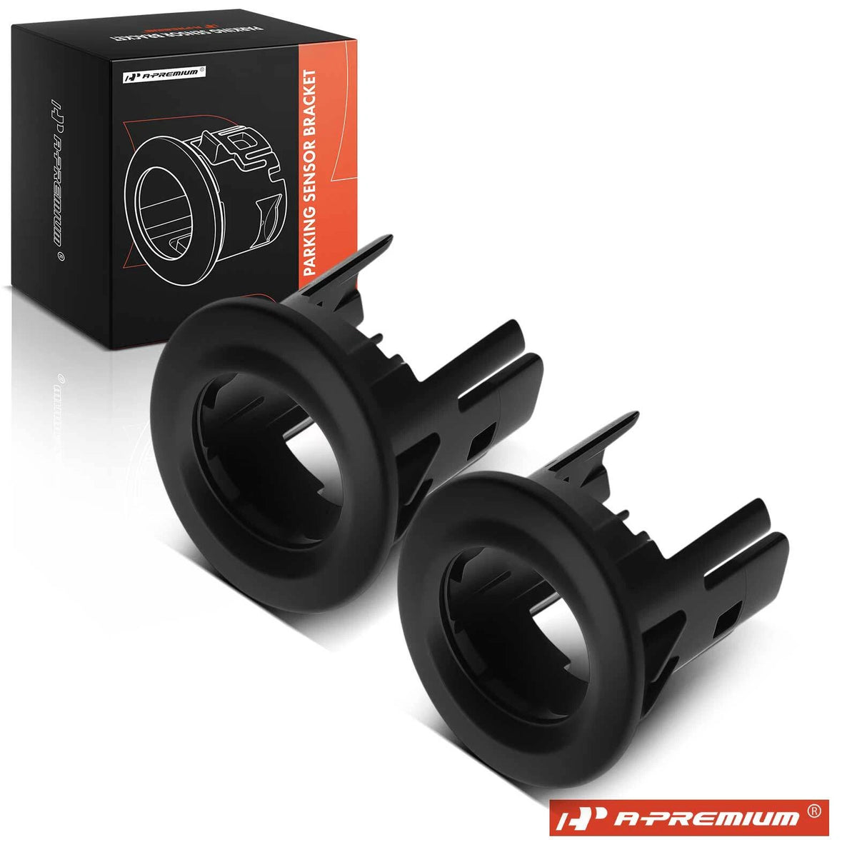 2X Front Parking Sensor Bezel for Ford F-150 (2021–2023) ML3Z15C873AAPTM, ML3Z15C872AAPTM