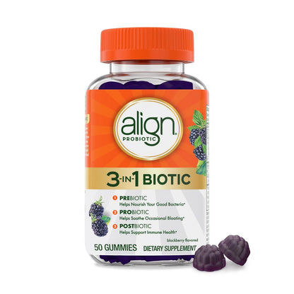 3-in-1 Biotic Gummies for Align Probiotic (50 Count)