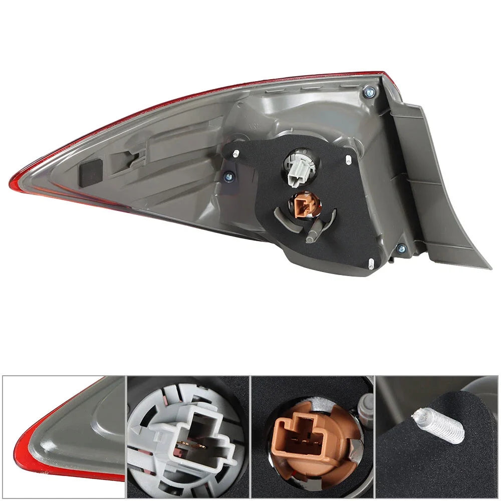 Taillights for Toyota Corolla Sedan (2017–2019) Right Replacement Lamps
