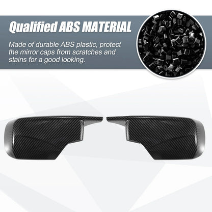 Carbon Fiber M4-Style Rearview Mirror Cover for BMW E39 E46 325i 328i (1998–2005)
