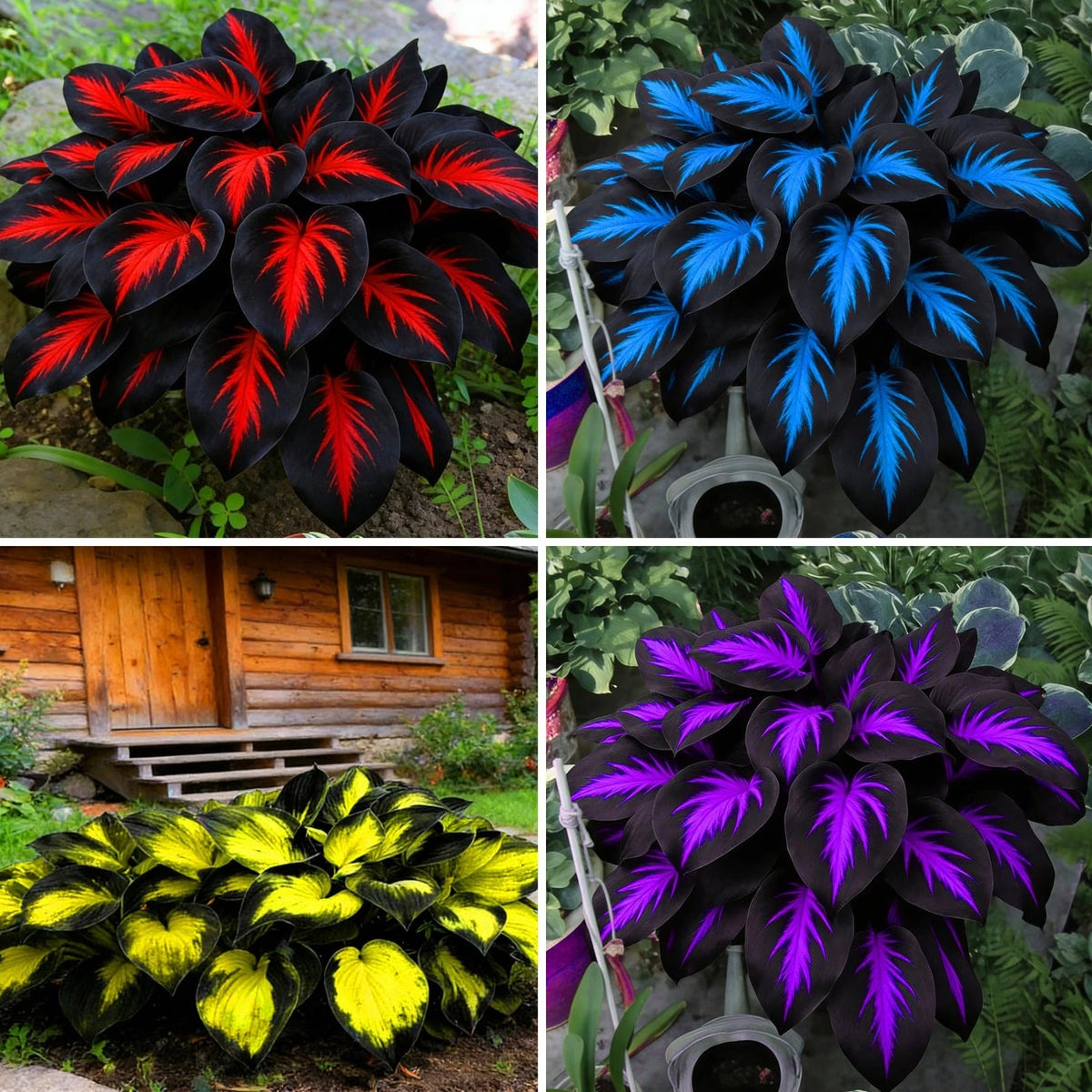 Mixrug Hosta Seeds for Planting (200+ pcs) - Rare Perennial Flower Blue