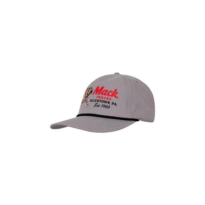 Mack Trucks Baseball Cap Gray with Black Rope Trim (Est 1900)