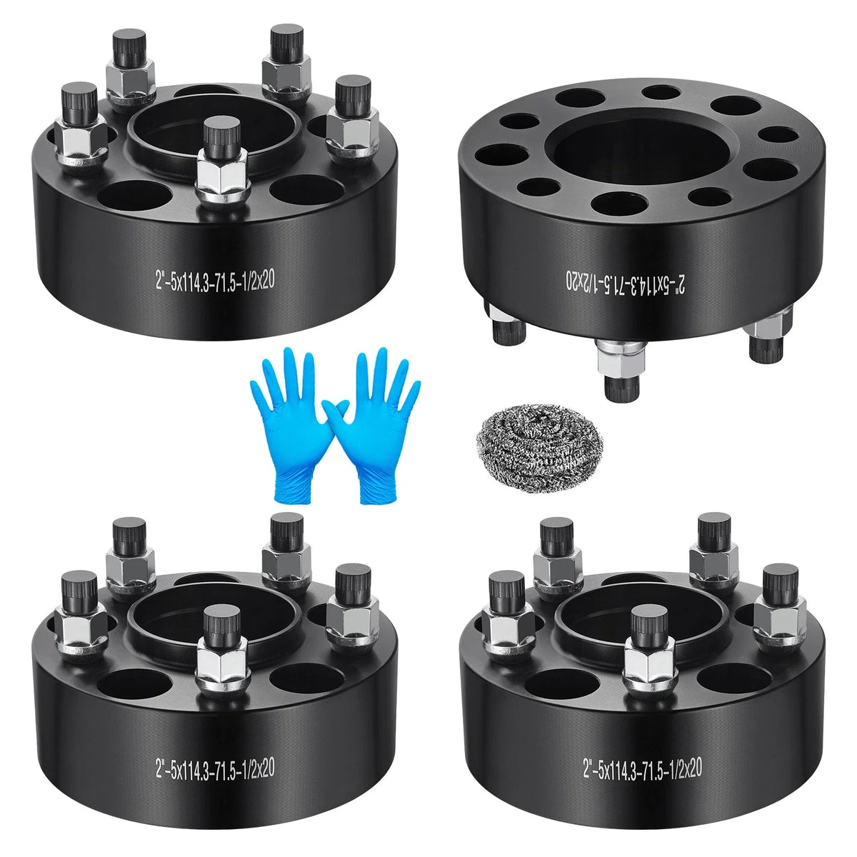 4PCS 2" Hub Centric Wheel Spacers for Jeep Cherokee XJ Wrangler YJ TJ (1990–2006)
