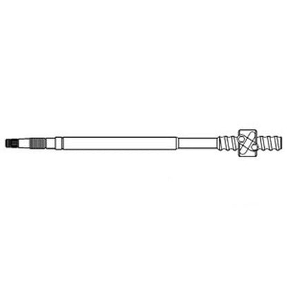 Steering Shaft with Nut for Massey Ferguson 135