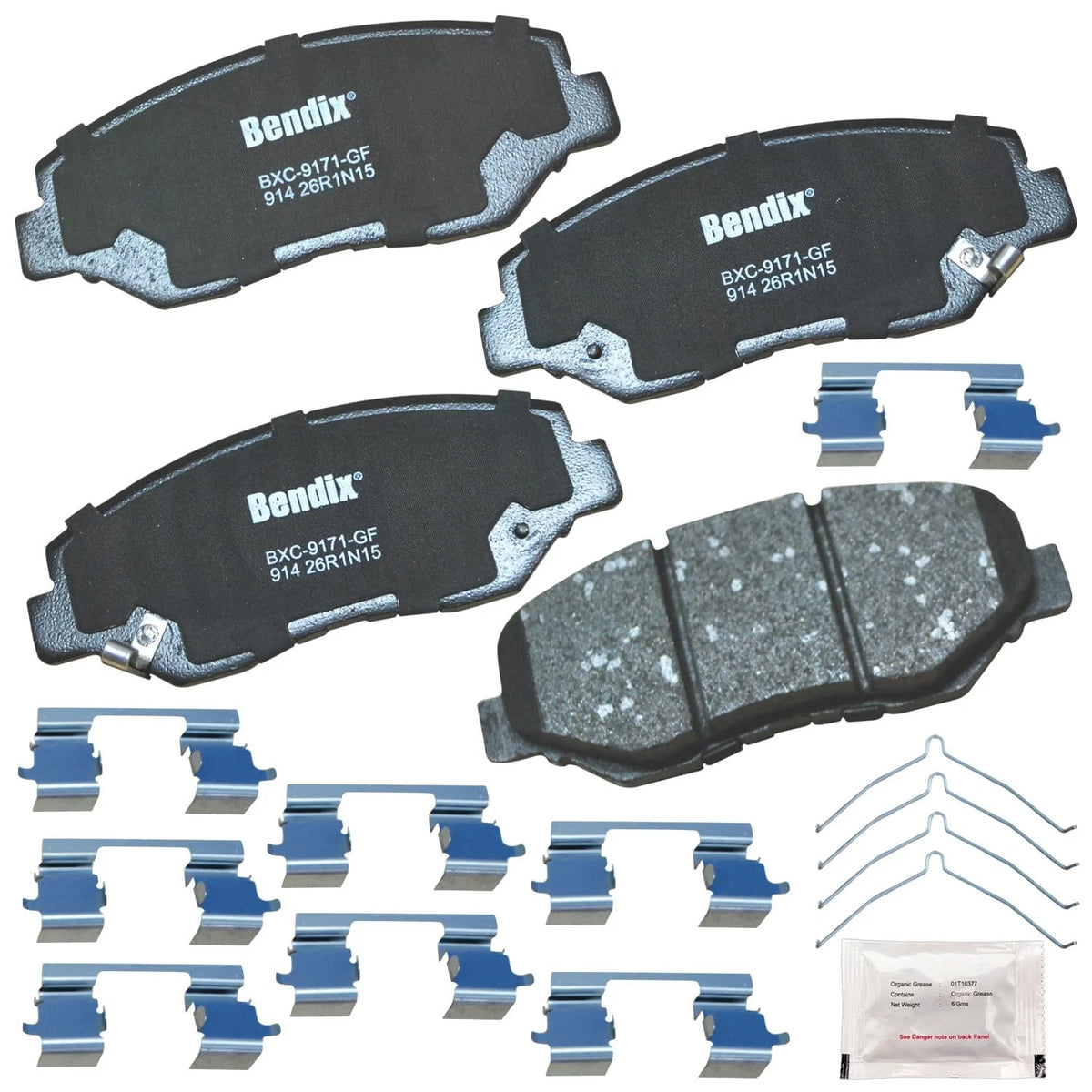 Ceramic Front Brake Pads for Acura ILX, Honda Accord, Civic, CRV, Fit
