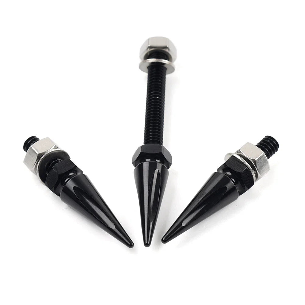 Black Windshield Spike Bolts for Harley Street Glide Electra Tri Glide (2014–2023)