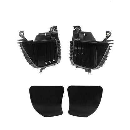 Black Fairings Storage Glove Boxes w/ Doors for Harley Road Glide (2015–2024)