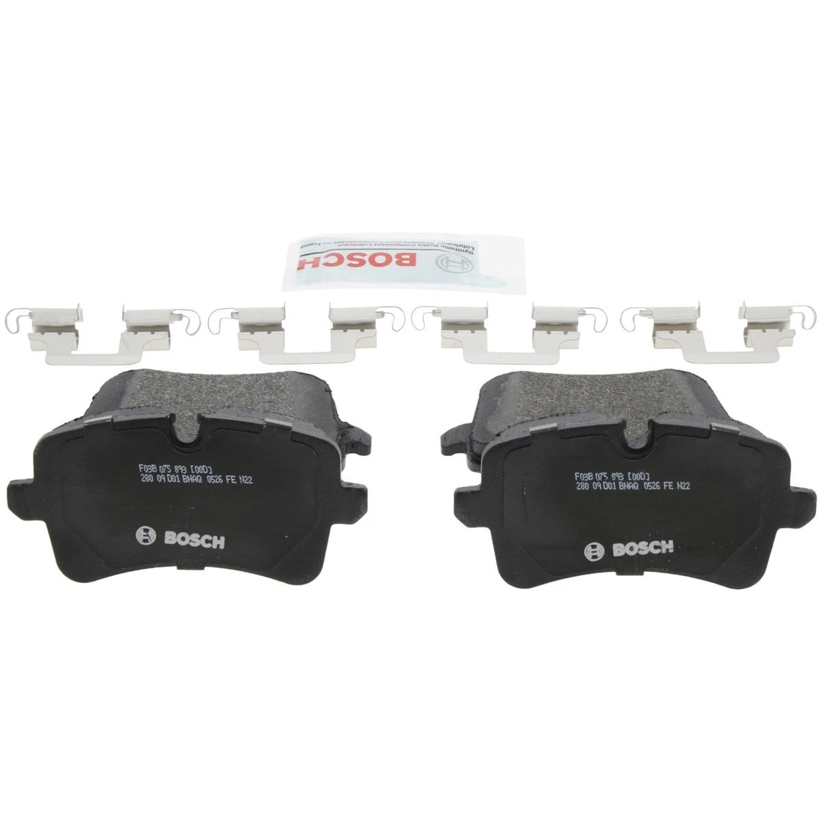 2X Brake Pad Set BP1547 for Porsche Macan Audi A6 Quattro (2011–2023)