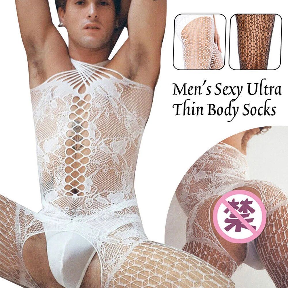 Fishnet Bodystocking for Gay Sissy (USA)