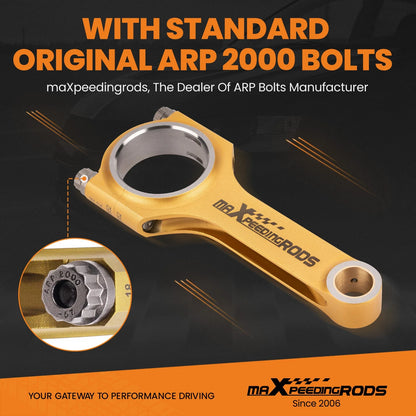 Set of 4 Connecting Rods for Mazda 323 Miata MX5 (B6 1.6 BP)