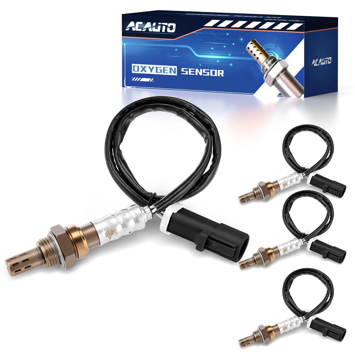 Set of 4 Oxygen O2 Sensors for Ford F-150 (Upstream/Downstream)