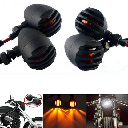 Bullet Turn Signals for Harley Davidson (Motorcycle Grill)