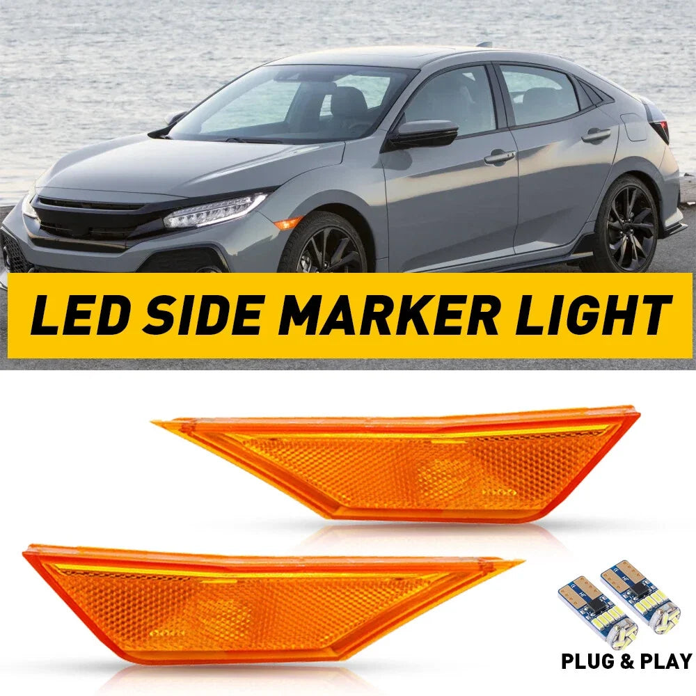 Pair of Marker Light Reflectors for Honda Civic (2016–2021)
