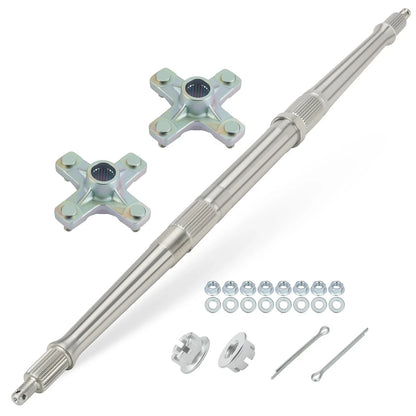 Rear Axle Shaft with Wheel Hubs & Nut Pin for Yamaha Blaster YFS200 (1988–2002)