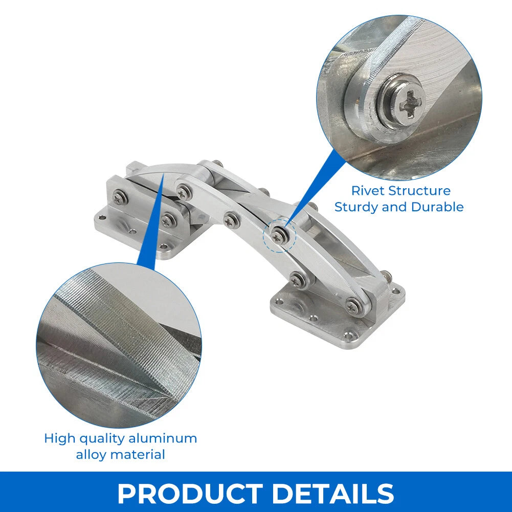 Adjustable Extended 90° Hidden Scissor Hinge Hardware Kit for