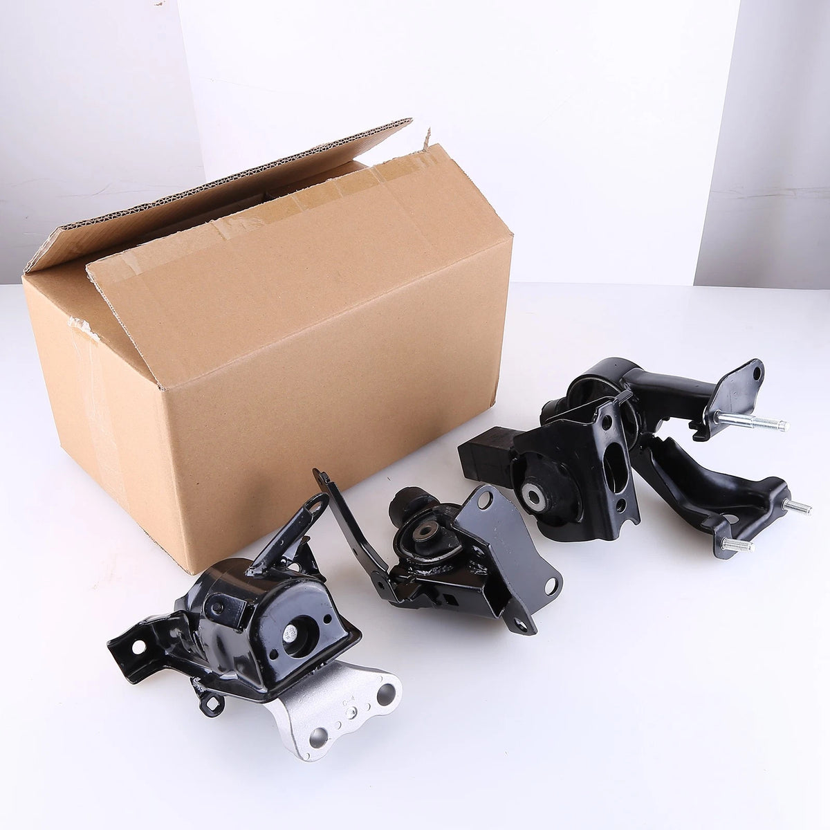 Set of 4 Engine Motor & Transmission Mounts for Toyota Corolla (2009–2013) SEAB-ABM822, A62022, 62039, 9390, EM-9390