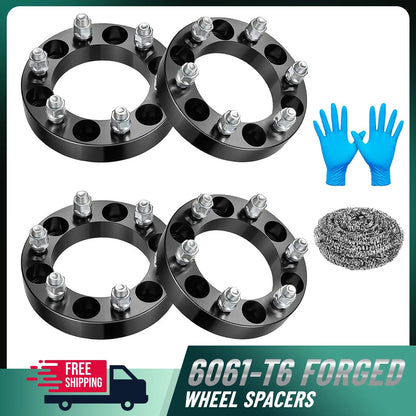 Set of 4 Wheel Spacers for Chevy Silverado 1500, Tahoe, GMC (Fits 6x5.5)
