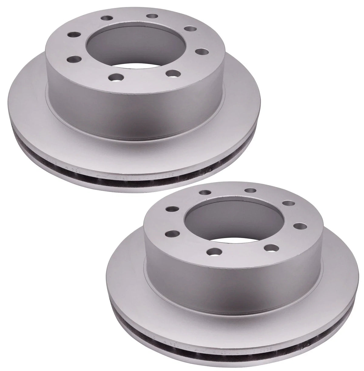 Set of 2 Rear Brake Disc Rotors 345mm ACDelco Coated for Chevy GMC