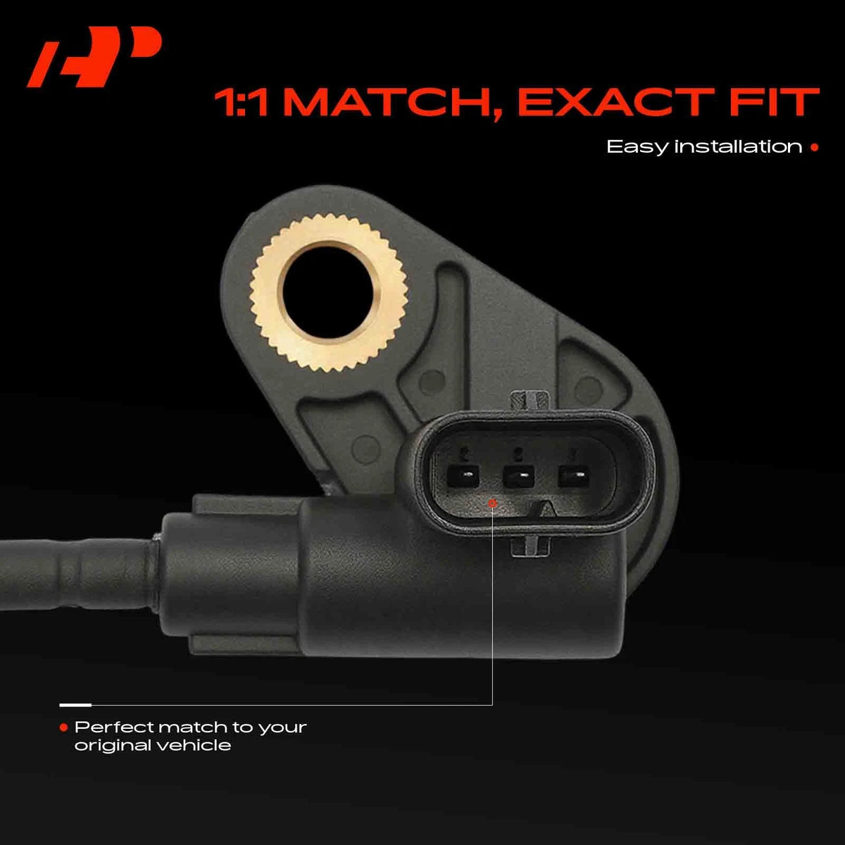 Crankshaft Position Sensor for BMW M3 2015-2017, 335i 2011-2015 (2351737, 13627582842, PC897)