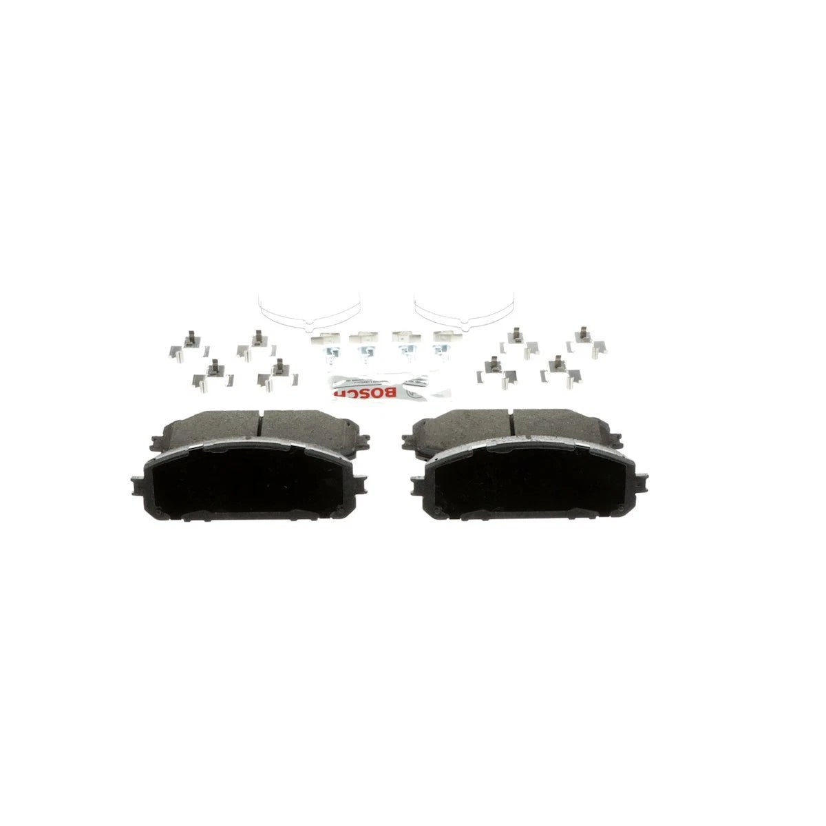 2X Bosch Brake Pad Sets BE1843H for Jeep Cherokee (2014–2023)