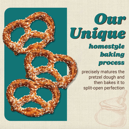 Pack of 6 Unique Snacks Extra Salt Splits Pretzels 11 Ounce