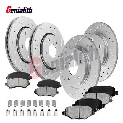 Drilled Rotors & Pads Set for Dodge Grand Caravan (2008–2020)