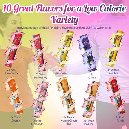 Crystal Light Variety Pack Sugar Free Drink Mix (Pack of 20)