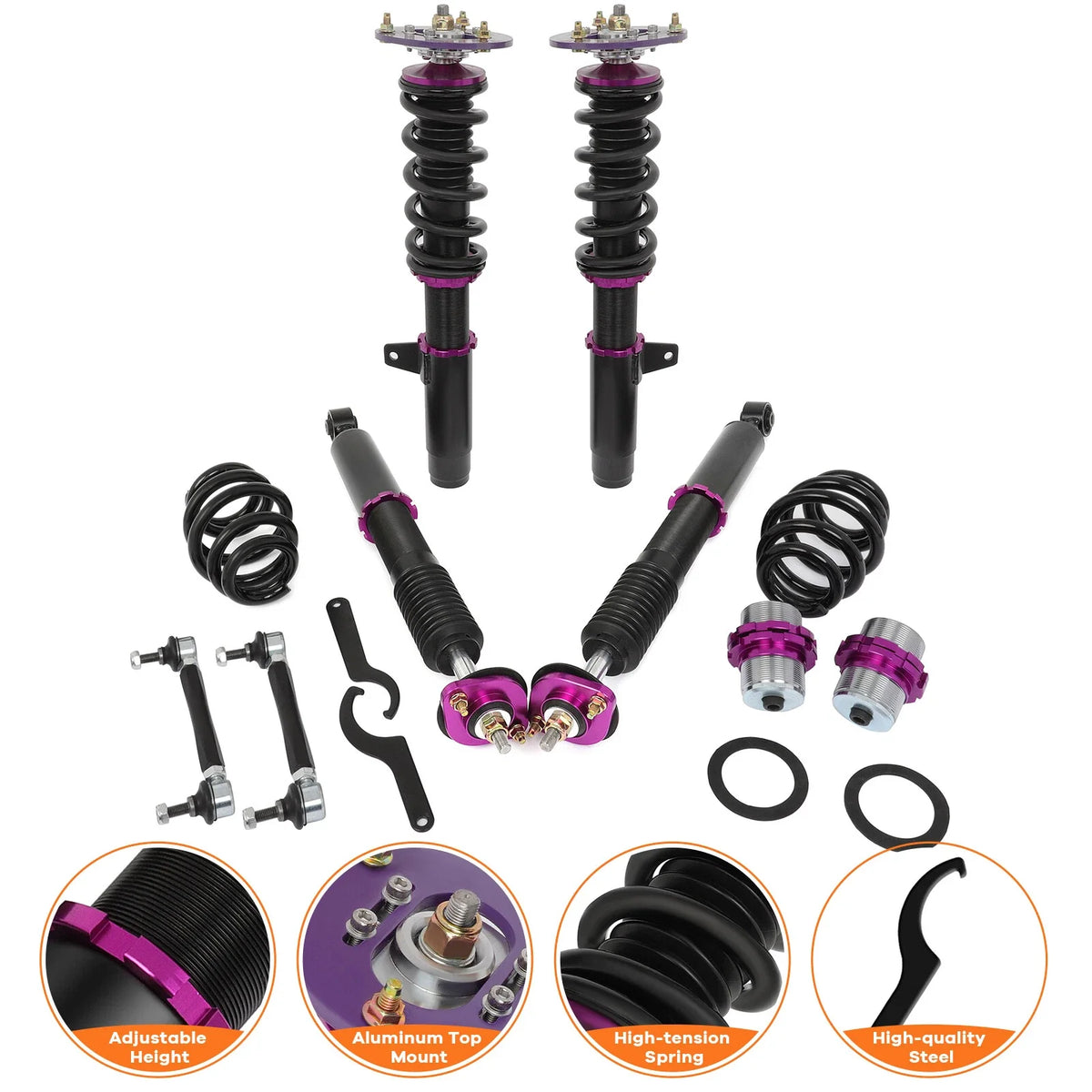Coilovers for BMW E46 320i 325i 330i (2001–2005) - Struts Suspension Kit