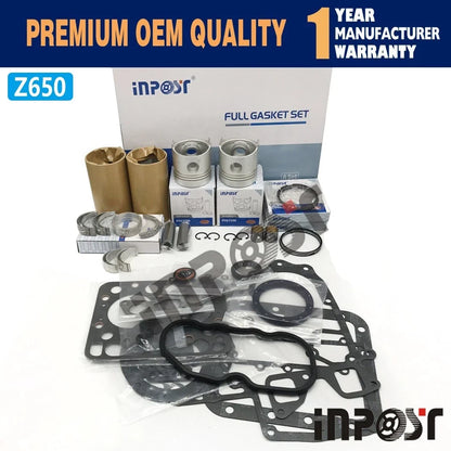 Overhaul Rebuild Kit for Kubota Z650 Engine B7000 (B7000)