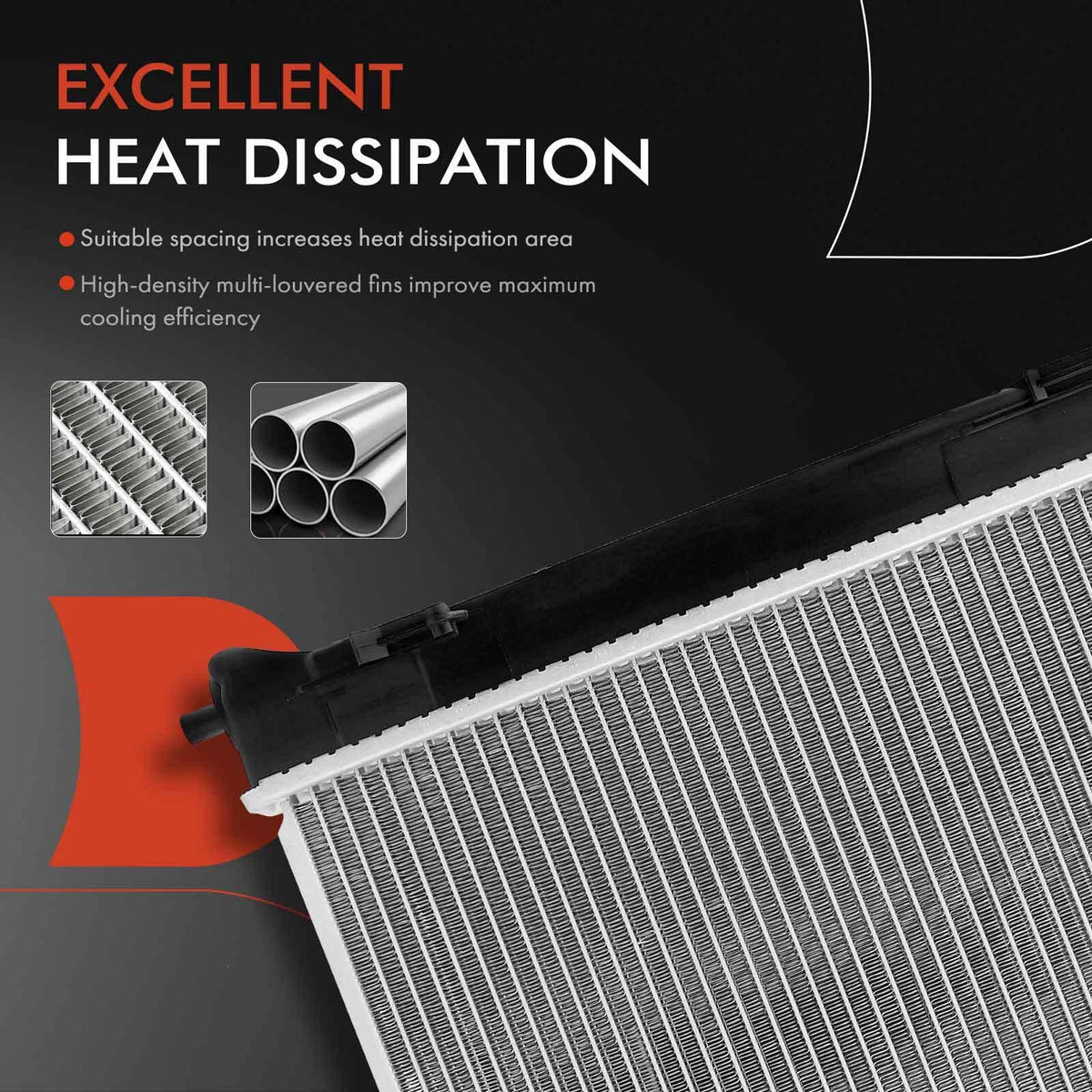 Aluminum Radiator for Kia Optima (2016–2019) 25310D5200, KI3010164, CU13605